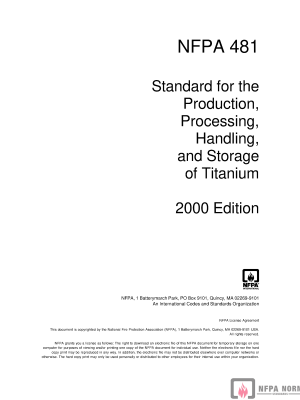 NFPA 481 PDF NFPA 481 PDF